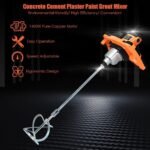 IRONMAX 1400W Electric Concrete Cement Mixer - SNAPPYFINDS.COM ™