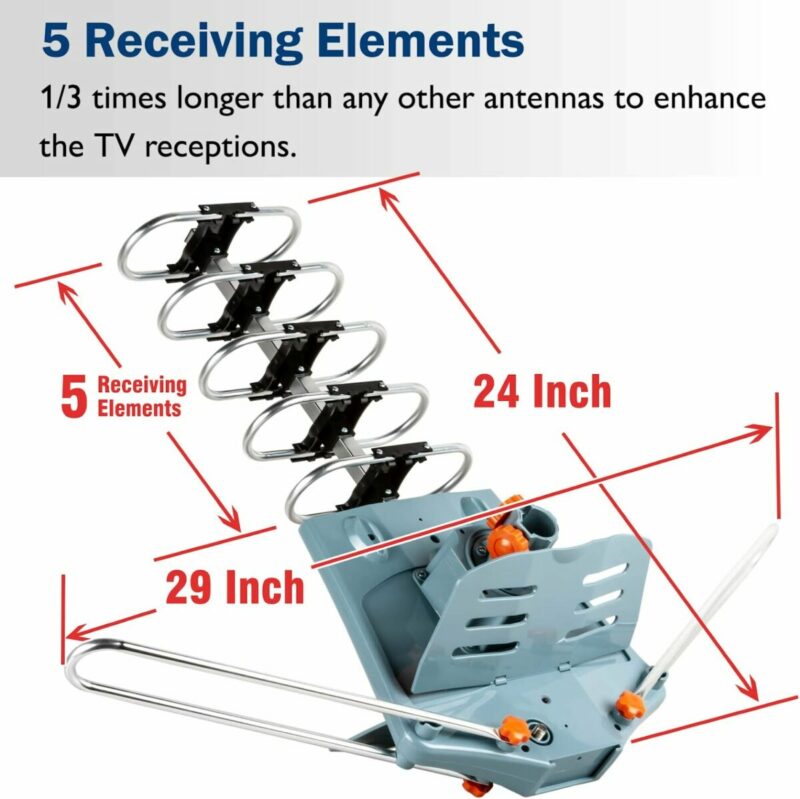 PowerHDTV™ 990 Mile Outdoor HD TV Antenna UHF VHF 4k - SNAPPYFINDS.COM ™