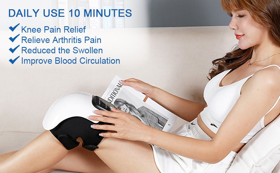 Wireless Knee Massager Machine with Heat
