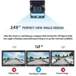7-inch wireless backup camera and monitor kit system with HD 1080P resolution, night vision, and Bluetooth for cars, trucks, SUVs, pickups, and campers.