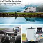 7-inch wireless backup camera and monitor kit system with HD 1080P resolution, night vision, and Bluetooth for cars, trucks, SUVs, pickups, and campers.