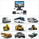 7-inch wireless backup camera and monitor kit system with HD 1080P resolution, night vision, and Bluetooth for cars, trucks, SUVs, pickups, and campers.