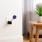 Discreet mini security camera inside a functional USB wall charger