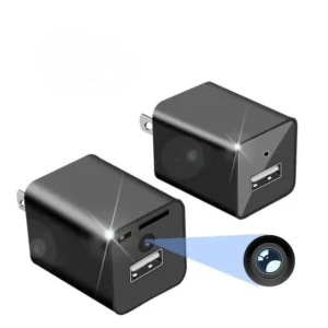 USB Mini Security Camera Charger with Audio (2 PCS)