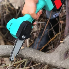 4" Mini Electric Cordless Chain Saw