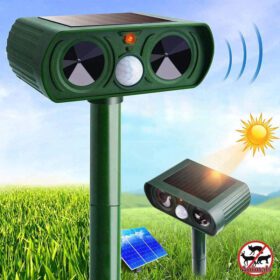 Infrared Solar Powered Animal Pest Repeller (2 Pack)