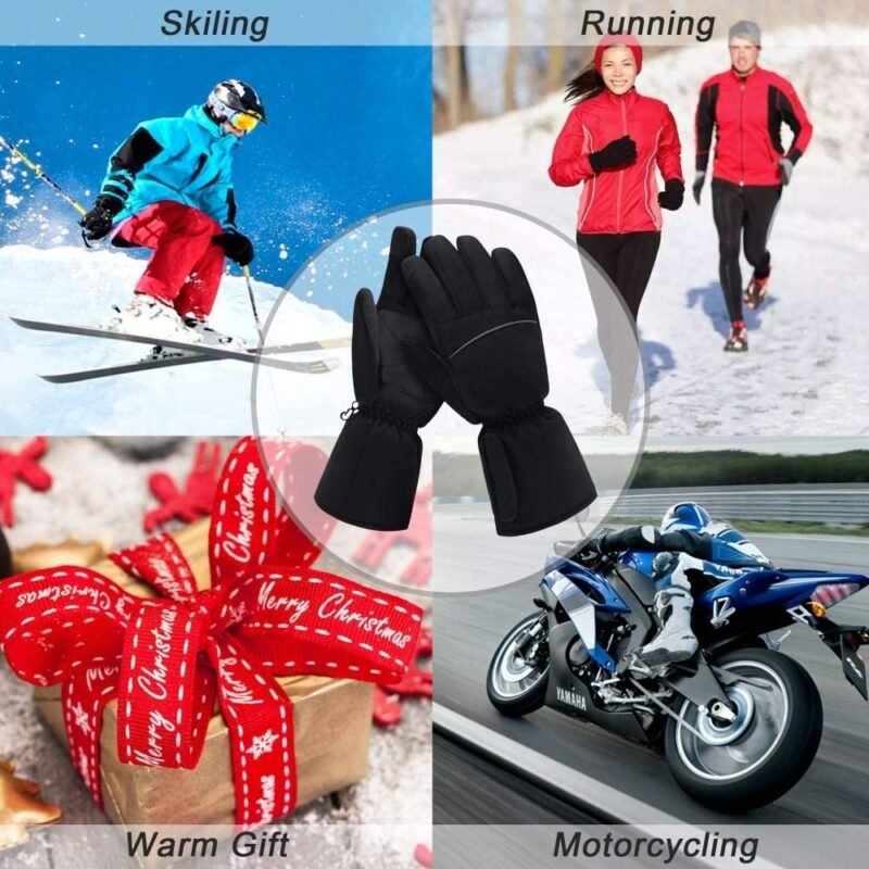 Electric Rechargeable Heated Winter Hand Warmer Gloves - SNAPPYFINDS.COM ™