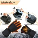 Electric Rechargeable Heated Winter Hand Warmer Gloves - SNAPPYFINDS.COM ™