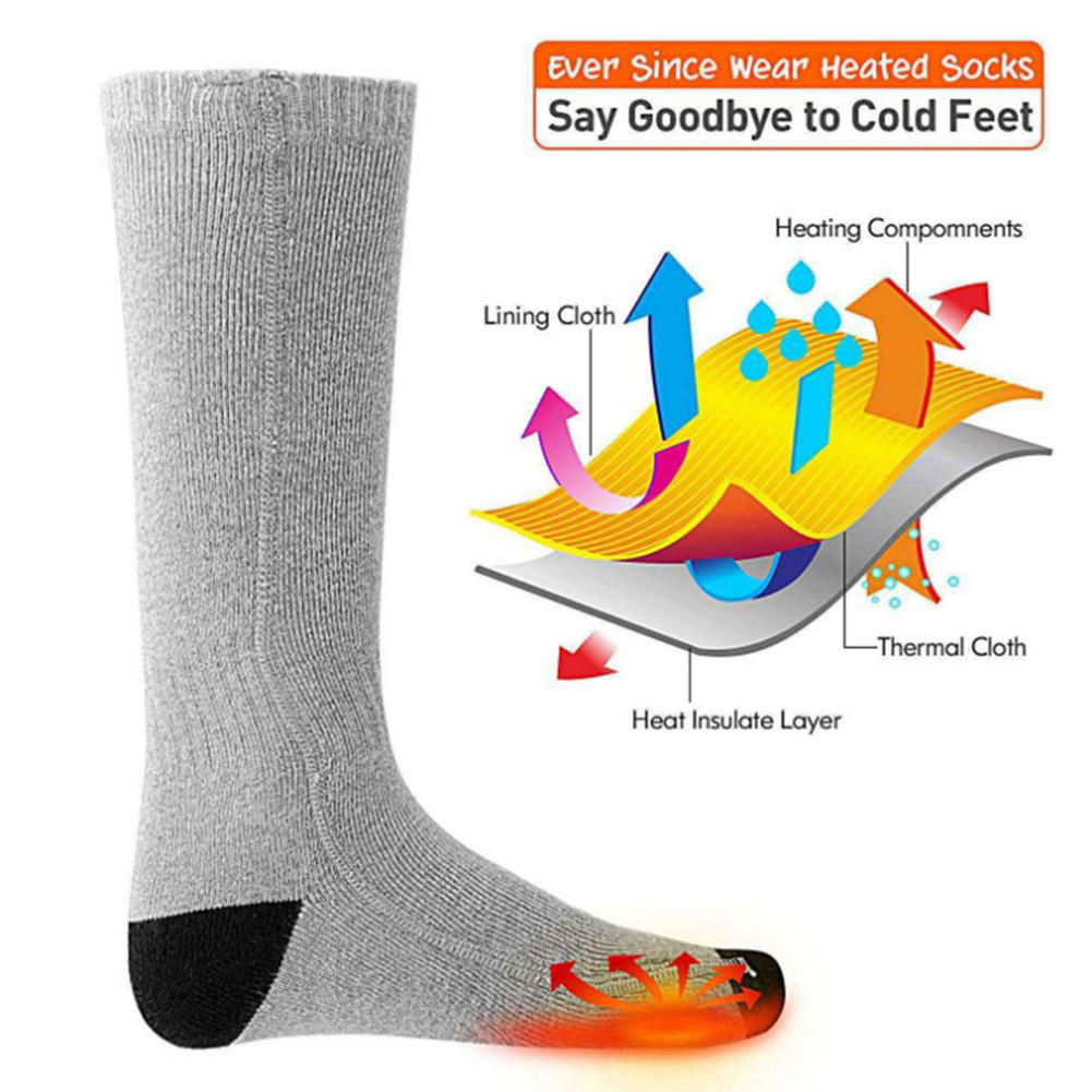 Heated Electric Socks with Remote Control - Unisex - SNAPPYFINDS.COM ™