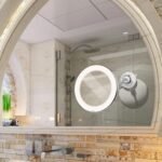 LED Vanity Bathroom 10x Magnifying Makeup Travel Mirror - SNAPPYFINDS.COM ™