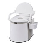 Portable Freestanding Camping RV Travel Potty Toilet With Handrails - SNAPPYFINDS.COM ™