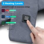 Smart Self Heating Usb Rechargeable Heated Neck Warming Scarf - SNAPPYFINDS.COM ™