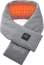 Smart Self Heating Usb Rechargeable Heated Neck Warming Scarf - SNAPPYFINDS.COM ™