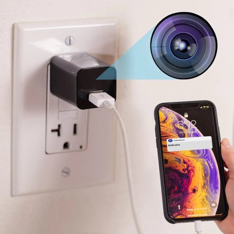 SmartCam™ Mini USB Camera Security Camera Charger with Audio - SNAPPYFINDS.COM ™