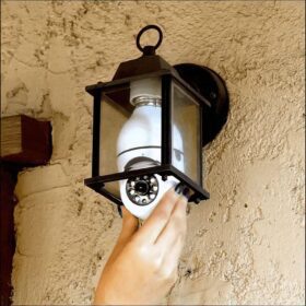 Smart Light Bulb Security Camera 