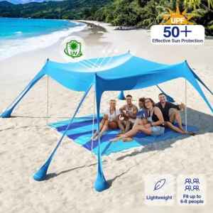 10’x10′ Beach Tent Sun Shelter