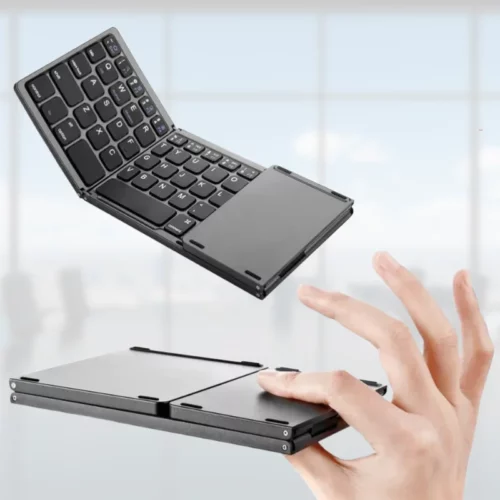 Folding Wireless Bluetooth Keyboard