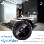 Compact Wireless Mini WiFi Nanny Cam with Audio
