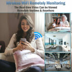 Compact WiFi Security Camera with Night Vision, 1080P HD, and Motion Detection