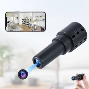 Compact WiFi Security Camera with Night Vision, 1080P HD, and Motion Detection