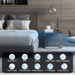 Mini 4K WiFi Camera Clock - Covert Nanny Cam with Night Vision