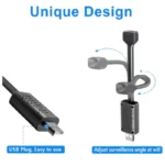 Smallest Wireless USB Camera with HD1080P resolution and night vision capabilities