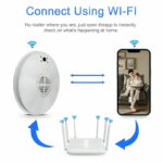 Smoke Detector WiFi Dummy Camera with Night Vision for Discreet Security