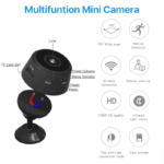 Compact Wireless Mini WiFi Nanny Cam with Audio