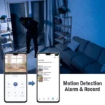 Compact WiFi Security Camera with Night Vision, 1080P HD, and Motion Detection