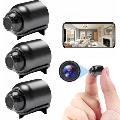 Smallest Mini WiFi Camera with Night Vision 1080P HD 3pcs