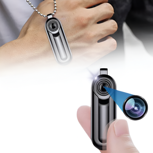 Wearable Mini Necklace Camera with Motion Detection