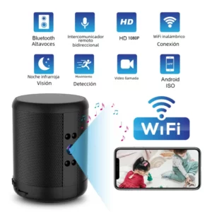 4K HD Bluetooth Speaker with Hidden Camera | Dual-Function Surveillance & Music System"