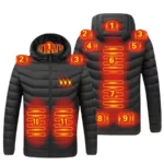 11-Zone USB Heated Jacket for Ultimate Warmth and Comfort