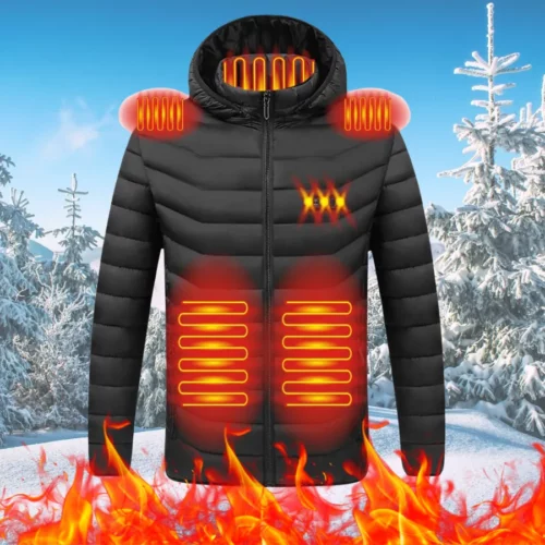 Electric USB Heated Vest Jacket with Battery