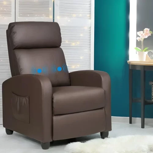 Electric Recliner Massage Theater Chair with 8 Modes