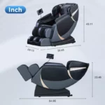 Shiatsu Gravity Massage Chair featuring Air Massage technology and large screen control