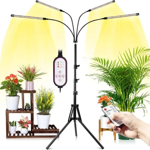 LED Plant Grow 4 Lights with Stand