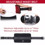 Red Light Therapy Waist Wrap for Neck, Back, and Muscle Pain Relief