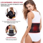 Infrared Red Light Therapy Waist Wrap Pad Belt for Pain Relief and Recovery