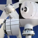 3000W Wind Turbine Generator Kit with 48V, durable nylon blades, and aluminum alloy construction for sustainable energy production in homes, off-grid setups, and marine use.