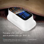 8-Port USB Charger with Quick Charge 3.0 and Type-C Port