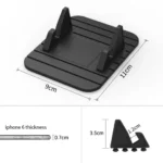 Rotating Air Vent Car Phone Holder securely holding a smartphone in a car.