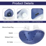 Electric anti-snore device with vibration technology, adjustable sensitivity, and comfortable wristband design for effective snoring relief.