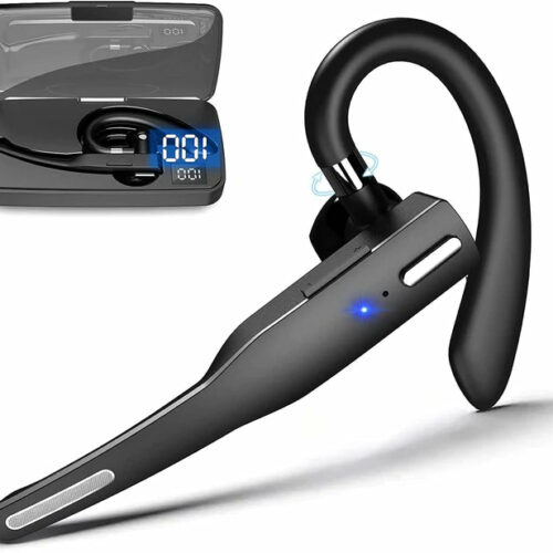 Wireless Bluetooth 5.1 Noise Cancelling Headset/Earpiece