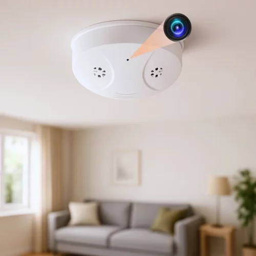 Smoke Detector WiFi Surveillance Camera – 1080p HD Video